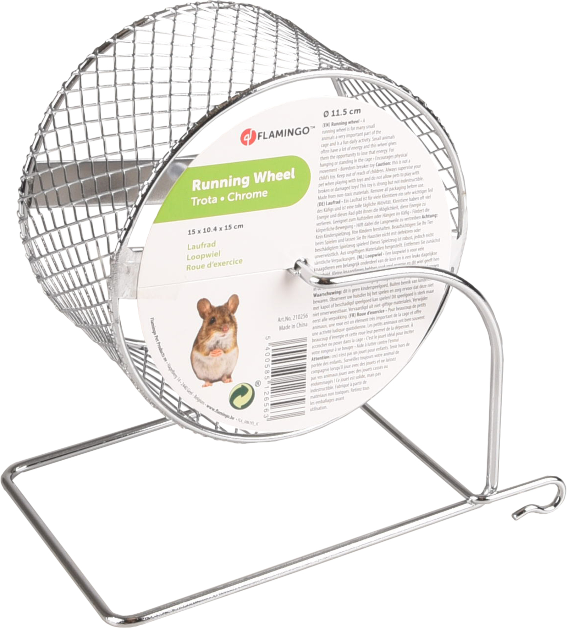 Flamingo KS LOOPRAD TROTA METAAL CHROOM XS DIA. 11,5CM