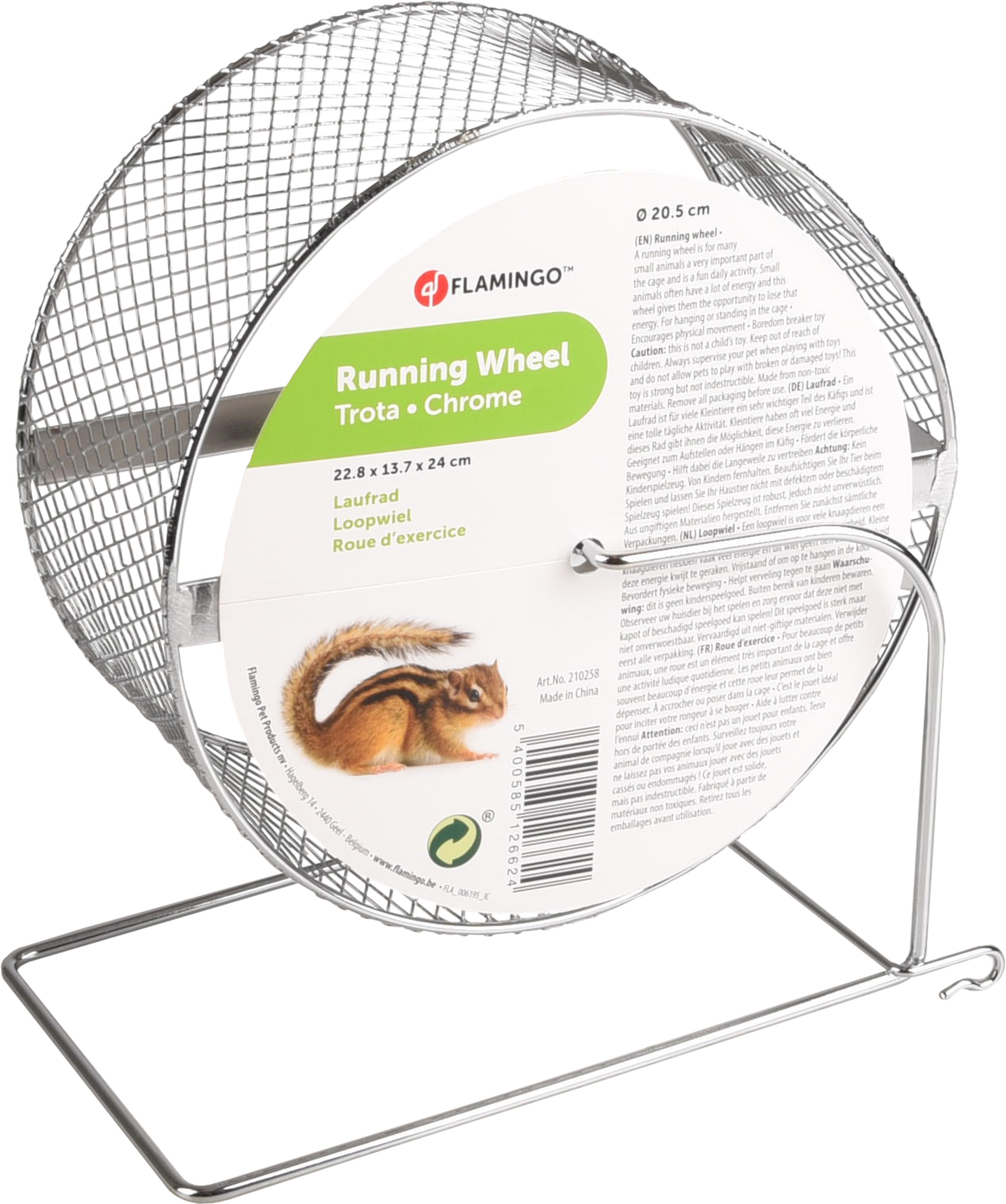 Flamingo Juguete Trota Rueda ejercicios Plata