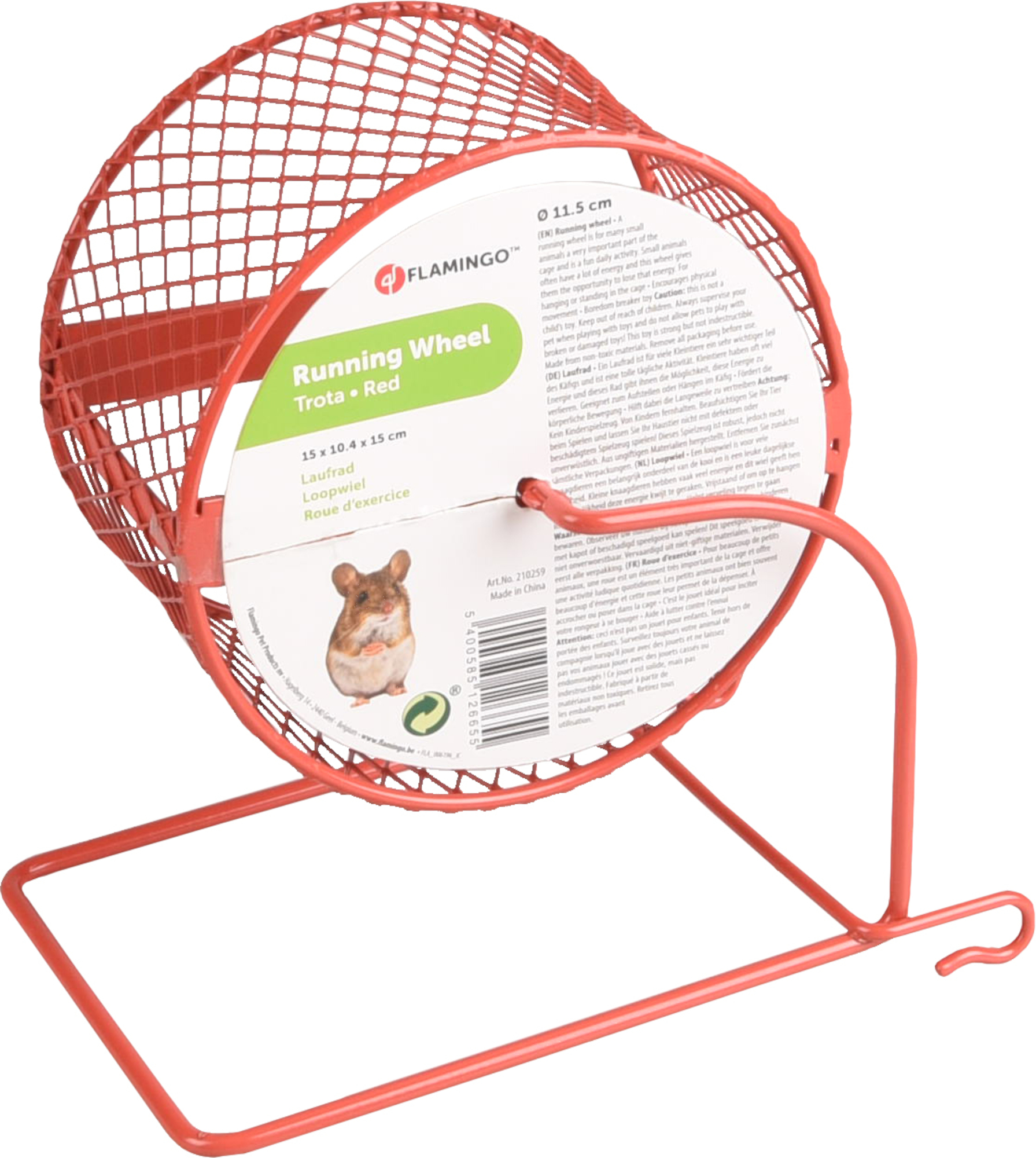 Flamingo Toy Trota Exercise wheel Red