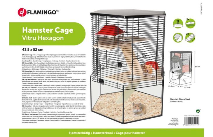 Flamingo Cage Vitru Black