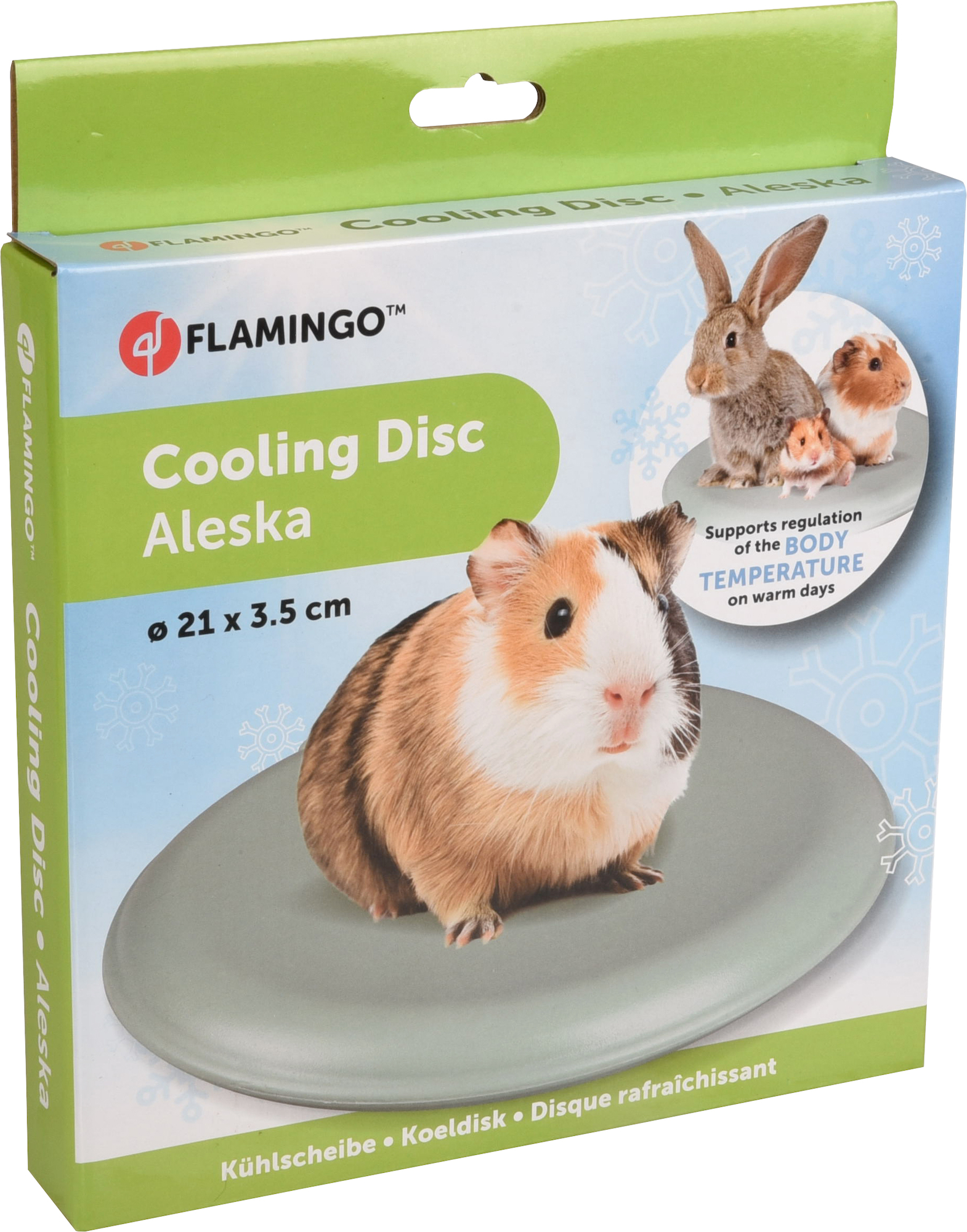 Flamingo Cooling element Fresk Aleska Round disc Light blue