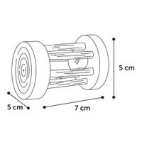 Flamingo Spielzeug Pure Home Rolly Rolle Braun