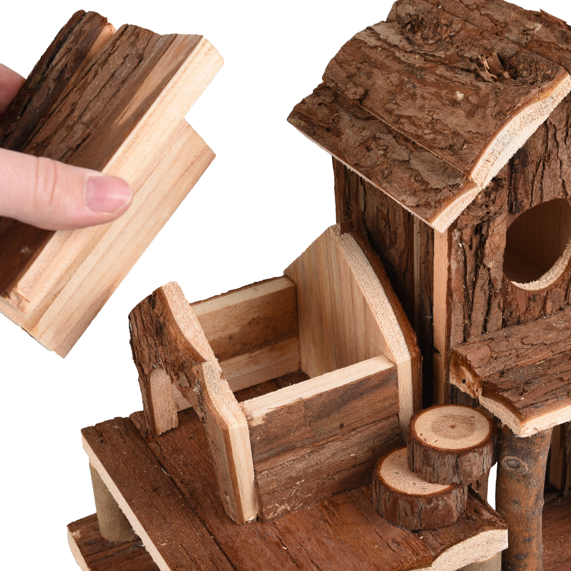 Flamingo Small animal house Swinsy Brown