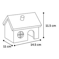 Flamingo Knaagdierhuis Grity Bruin