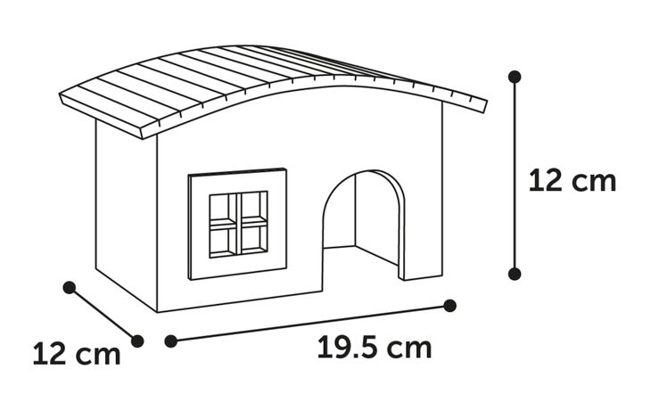 Small animal house Soby Natural | 210308 | Flamingo Pet Products Small animal house Soby Natural | 210308 | Flamingo Pet Products