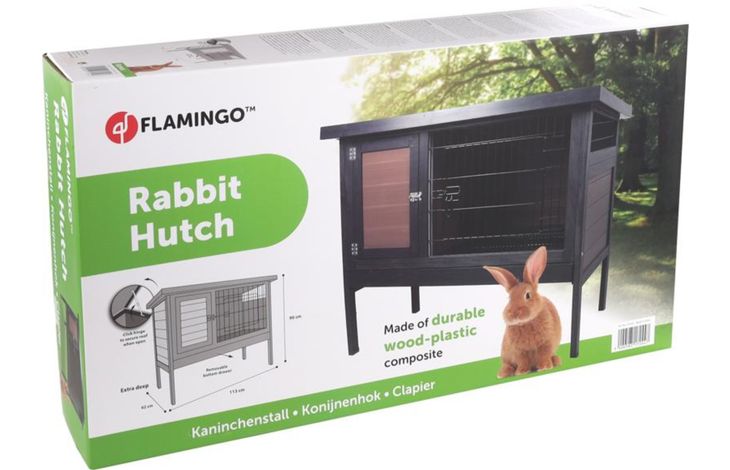 Flamingo Rabbit hutch Bugs Ramos Brown