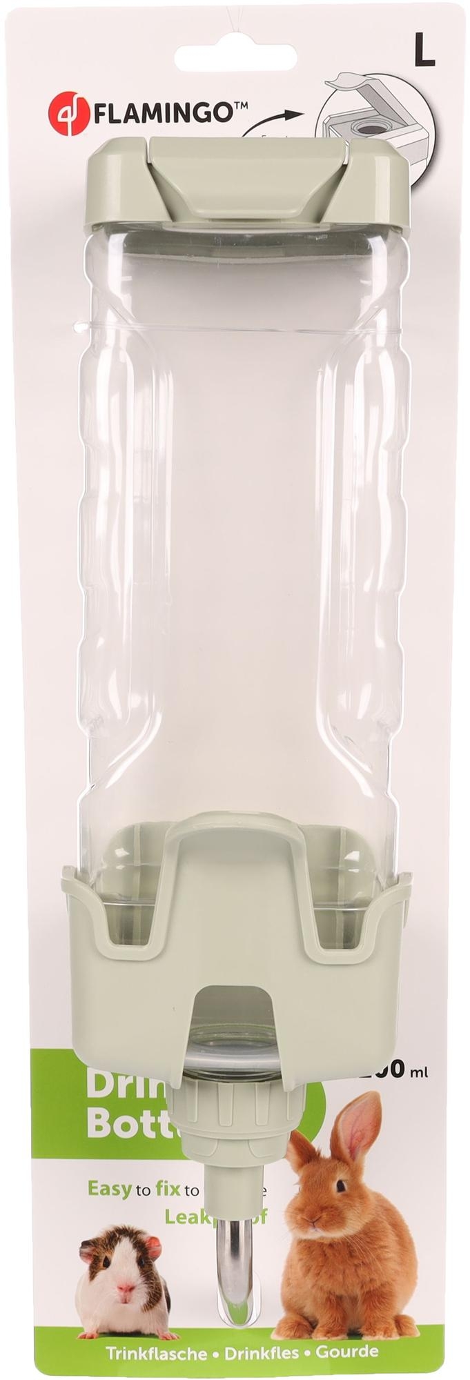 Flamingo Drinking bottle Jora Light green