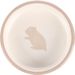 Feeding and drinking bowl Hamster Mouse Mylo Round Beige & White