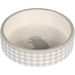 Gamelle pour la nourriture et l'eau Hamster Souris Mylo Rond Gris clair & Blanc