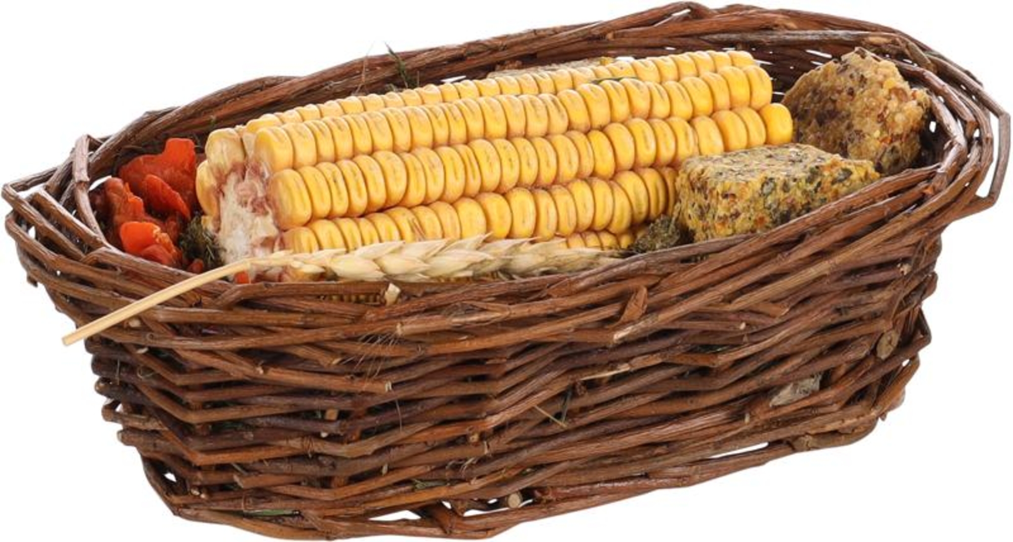 Flamingo Snacks Willow basket 