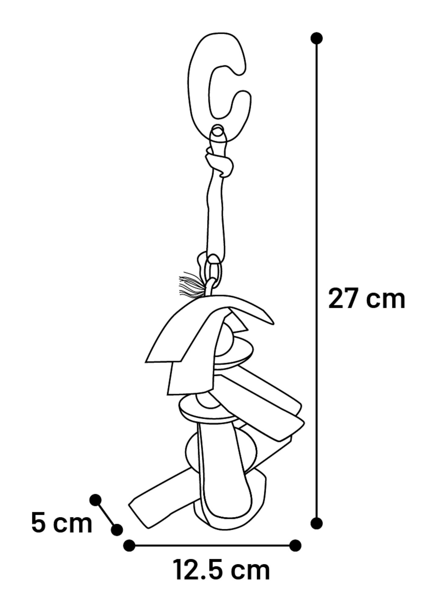 Flamingo Toy Avon  Beige