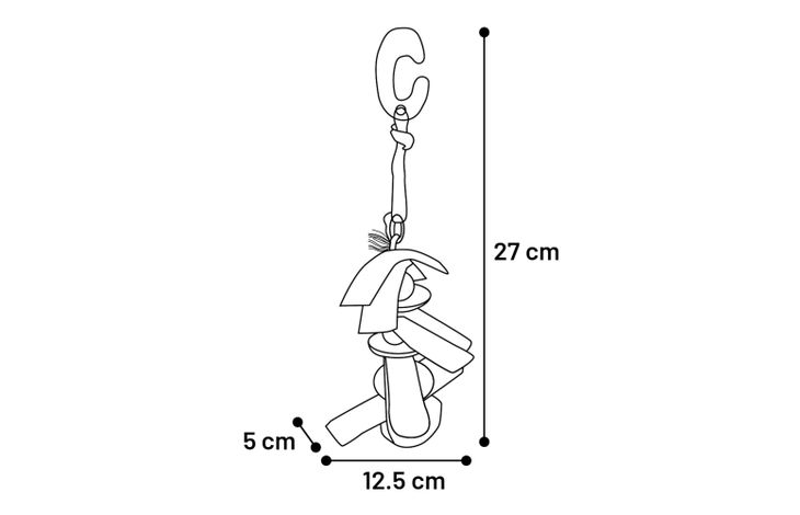 Flamingo Toy Avon  Beige