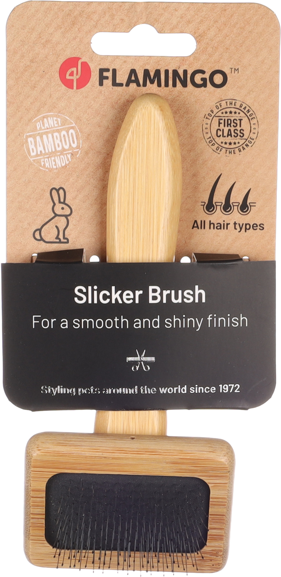 Flamingo Slicker brush Small animal Babu