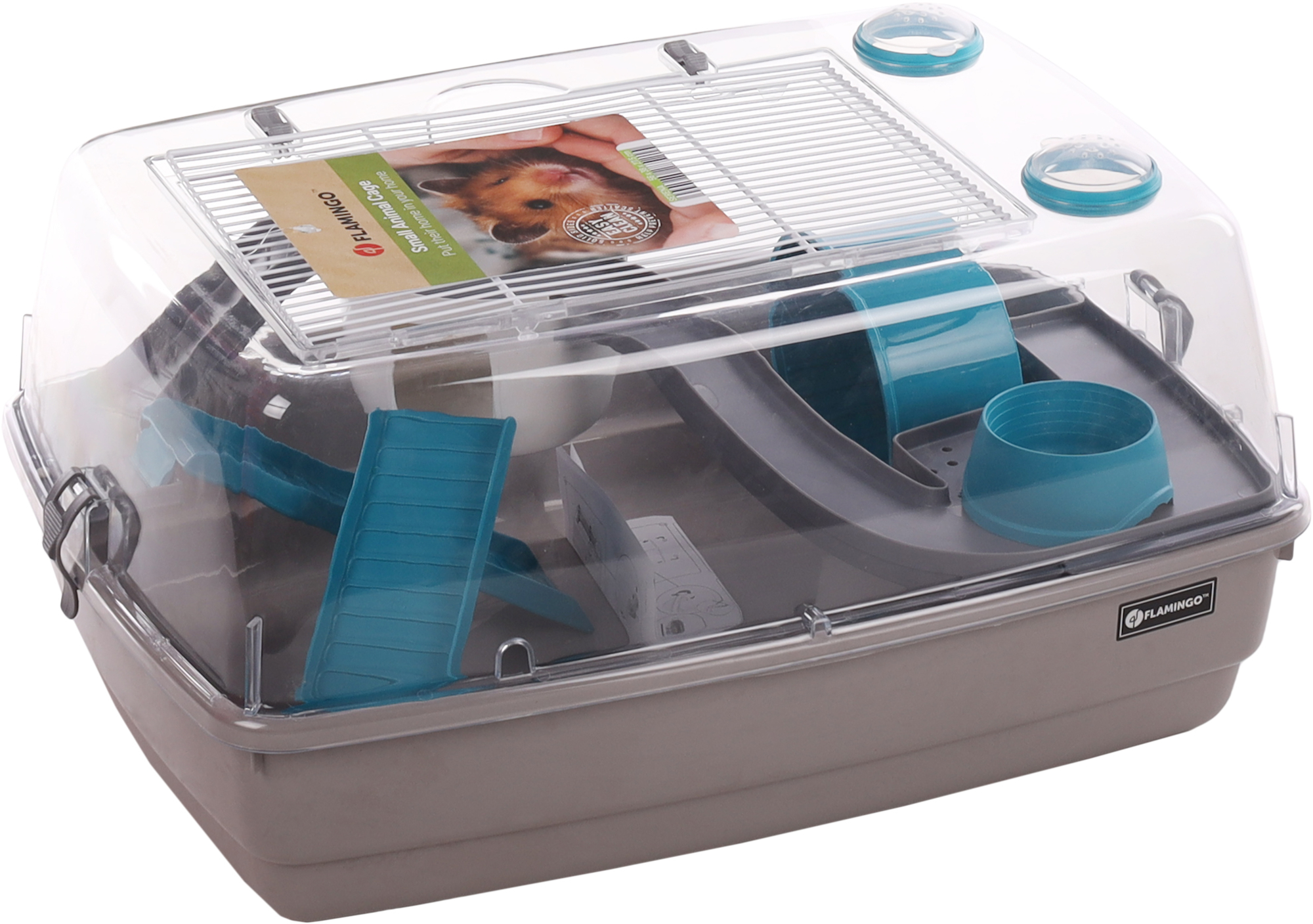 Flamingo Hamster cage Serena Grey