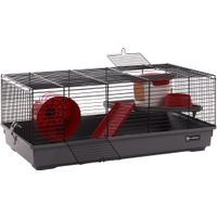 Flamingo Hamsterkooi Jing Zwart Grijs