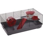 Cage pour hamster Jing Noir Gris