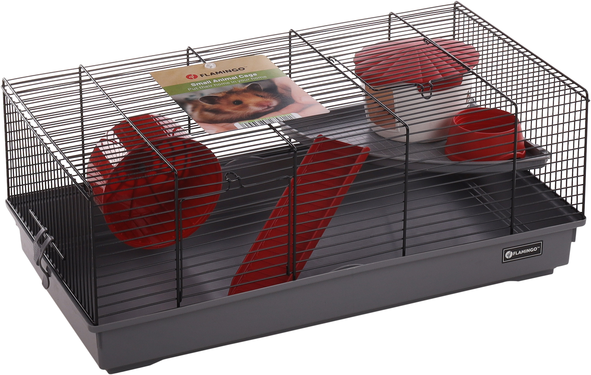 Flamingo Hamster cage Jing Black Grey