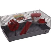 Flamingo Hamsterkooi Jing Zwart Grijs
