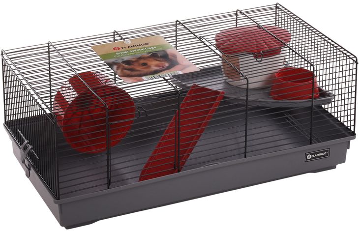 Flamingo Hamster cage Jing Black Grey