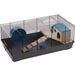 Hamster cage Jang Black Grey