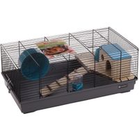 Flamingo Hamster cage Jang Black Grey