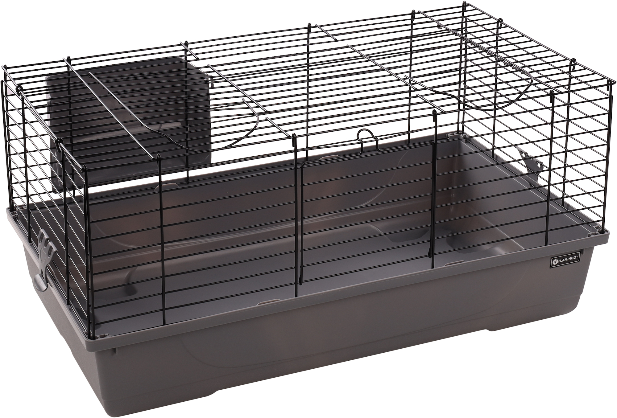 Black shop rabbit cage