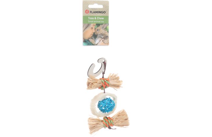 Flamingo Giocattolo Ekko  con pallina Mix