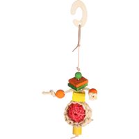Flamingo Speelgoed Faruk  met bal met touw Meerkleurig