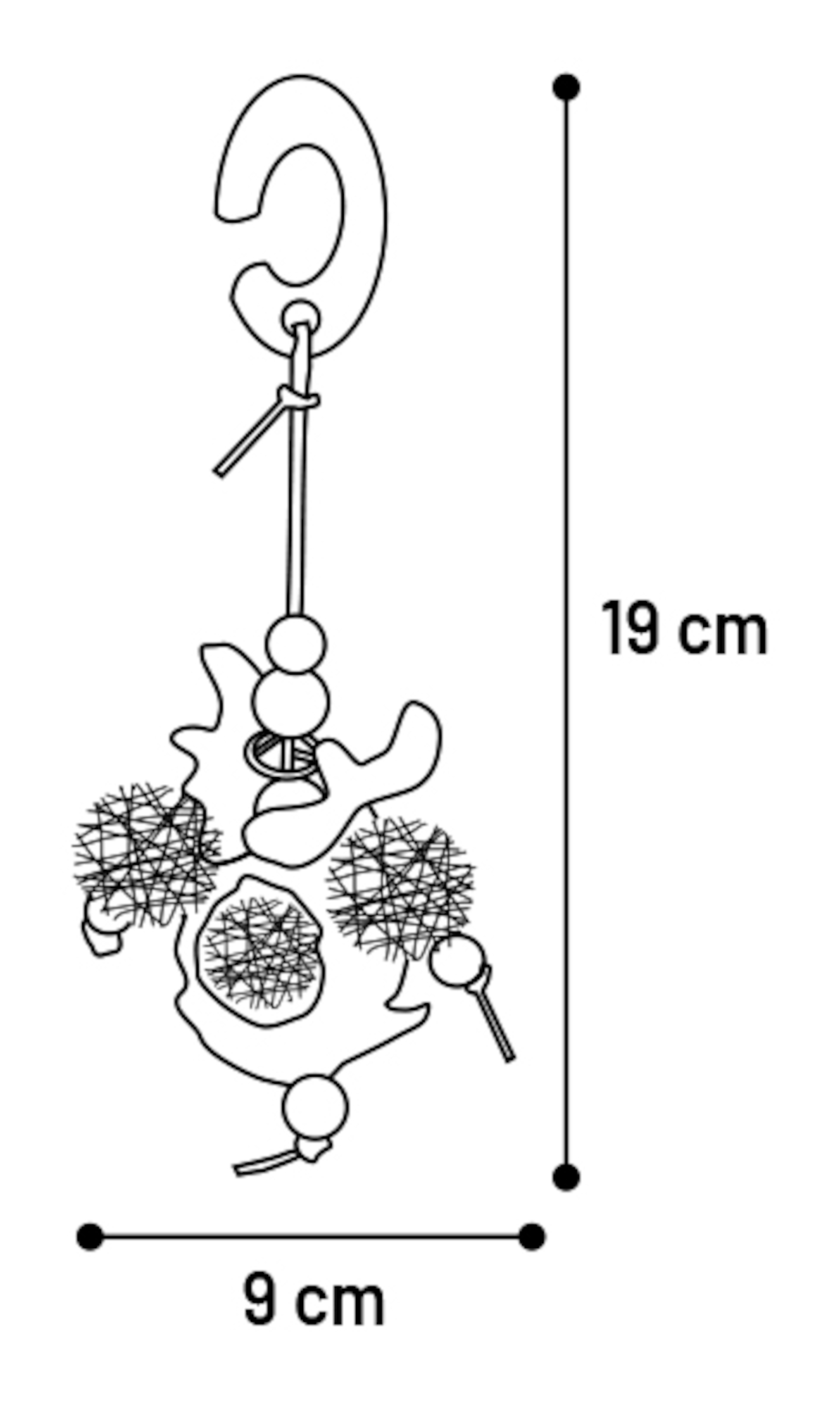 Flamingo Toy Nabur  with ball Mix
