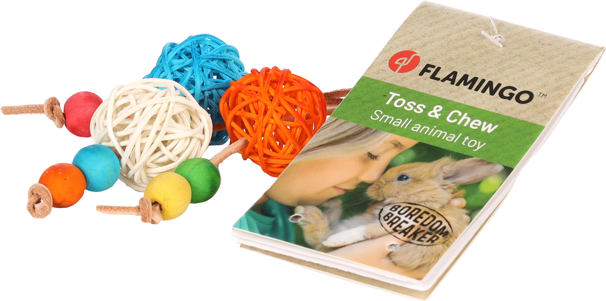 Flamingo Toy Qai  with ball Mix