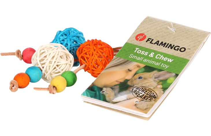 Flamingo Giocattolo Qai  con pallina Mix