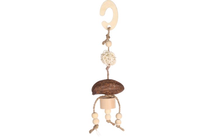 Flamingo Speelgoed Rado  met bal Beige & Bruin