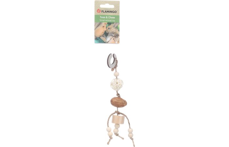 Flamingo Speelgoed Rado  met bal Beige & Bruin
