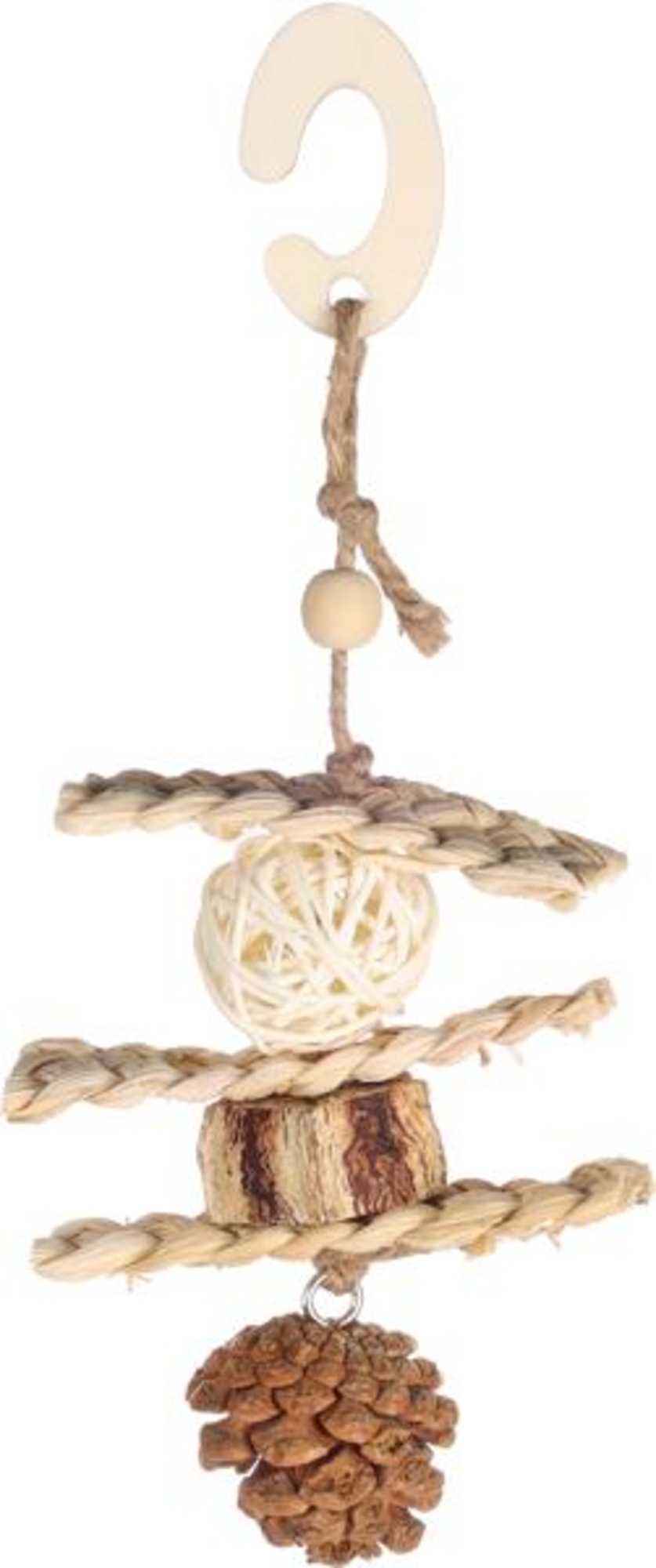 Flamingo Toy Sahra  with ball Beige & Brown