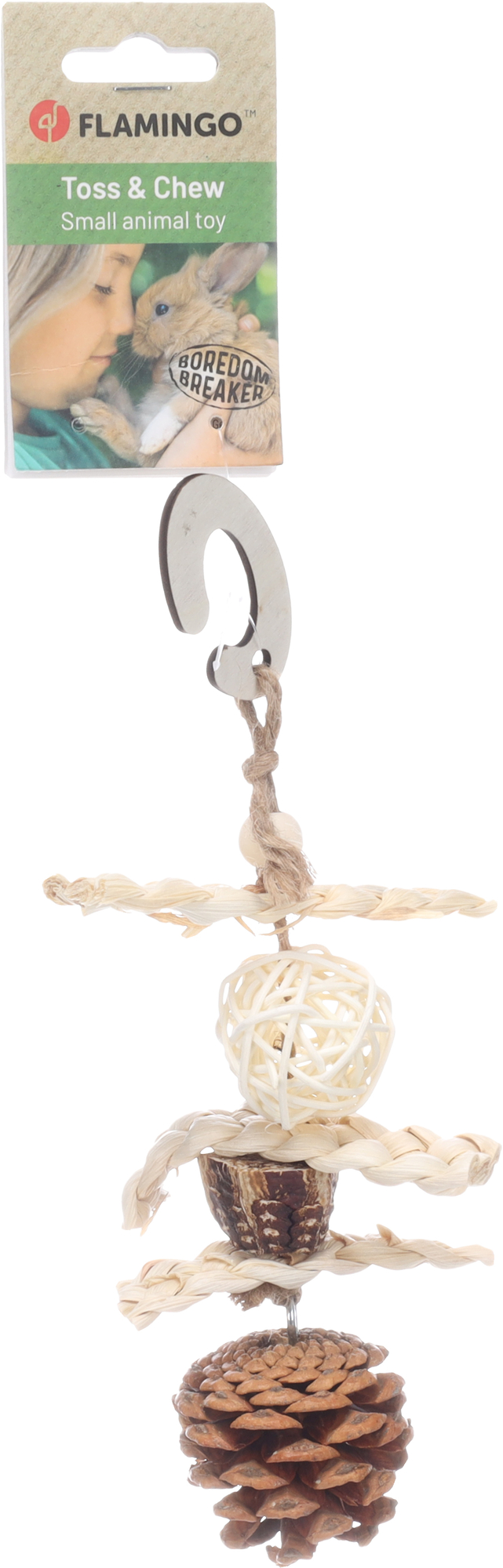 Flamingo Toy Sahra  with ball Beige & Brown