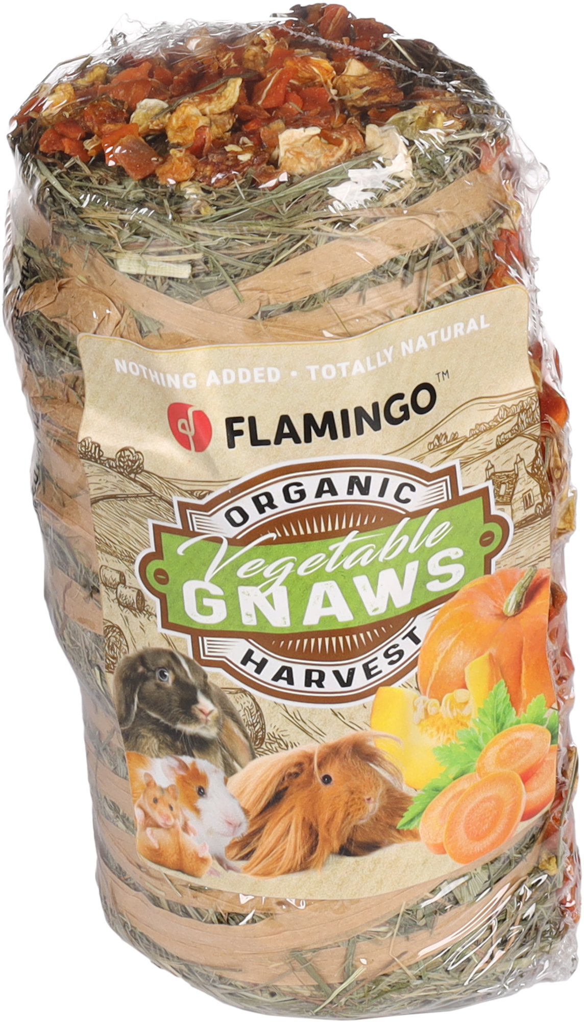 Flamingo Snacks Hay roll with vegetables 