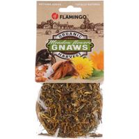 Flamingo Snacks Heurolle mit Ringelblume & Löwenzahn