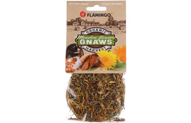 Flamingo Snacks Heurolle mit Ringelblume & Löwenzahn