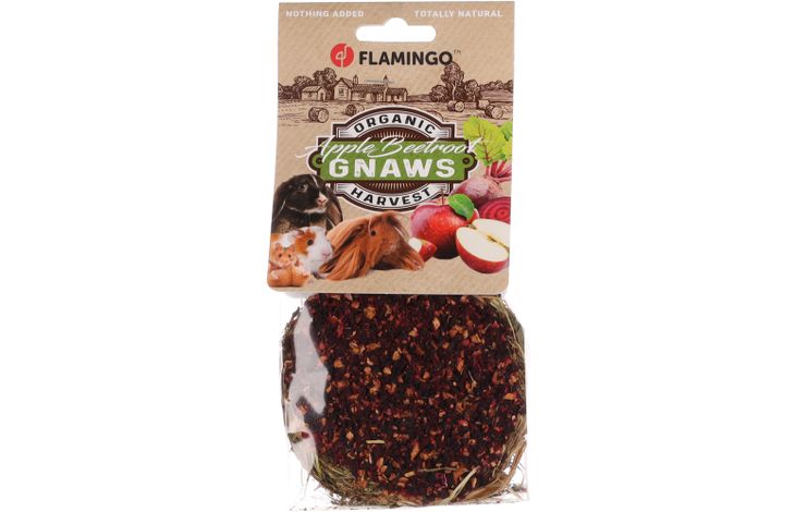 Flamingo Snacks Hay roll with apple & beetroot