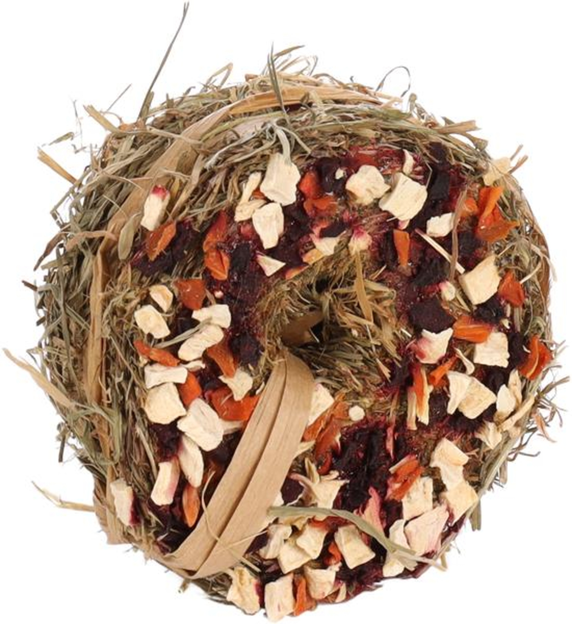 Flamingo Snacks Hay donut with parsnip, beetroot & carrot