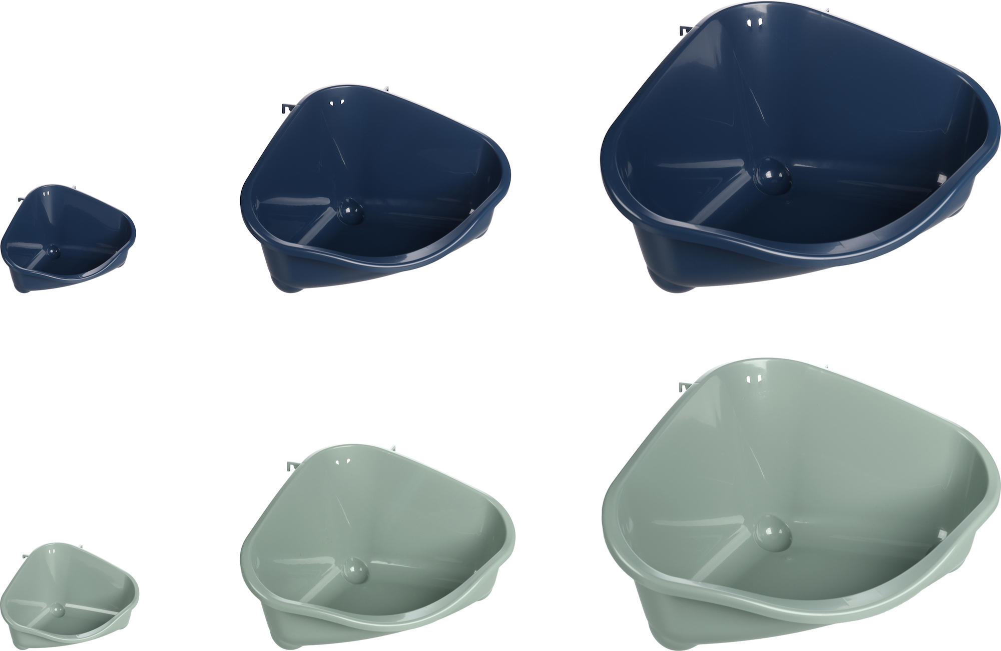 Flamingo Small animal toilet Corner modell Kapi Multiple colours