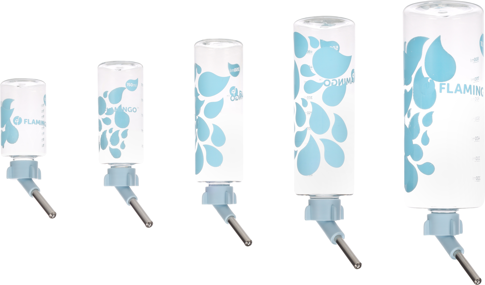 Flamingo Drinking bottle Sippy Blue