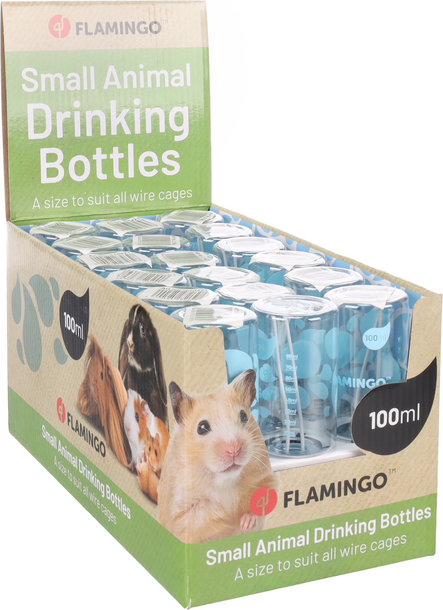 Flamingo Drinking bottle Sippy Blue