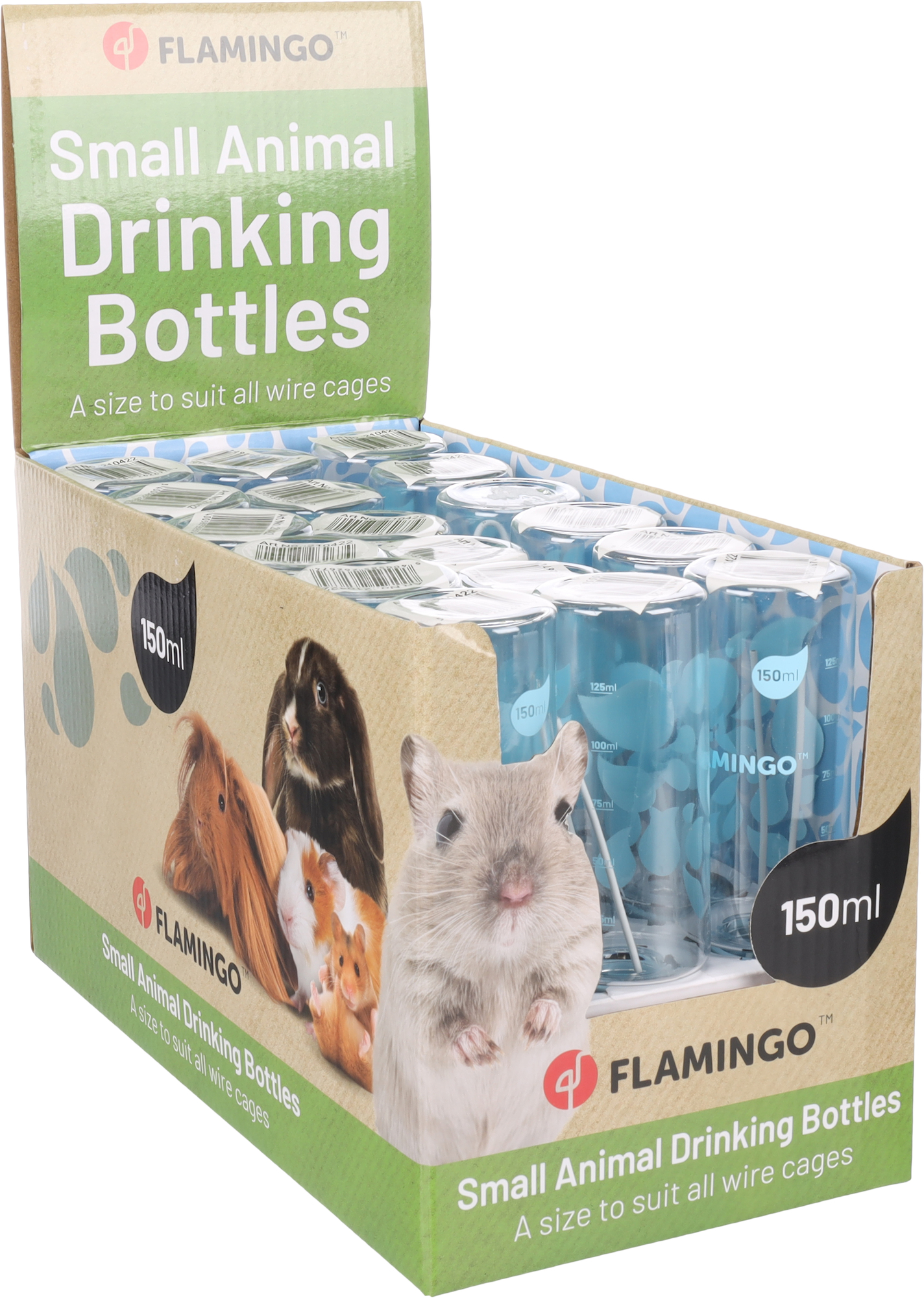 Flamingo Drinking bottle Sippy Blue