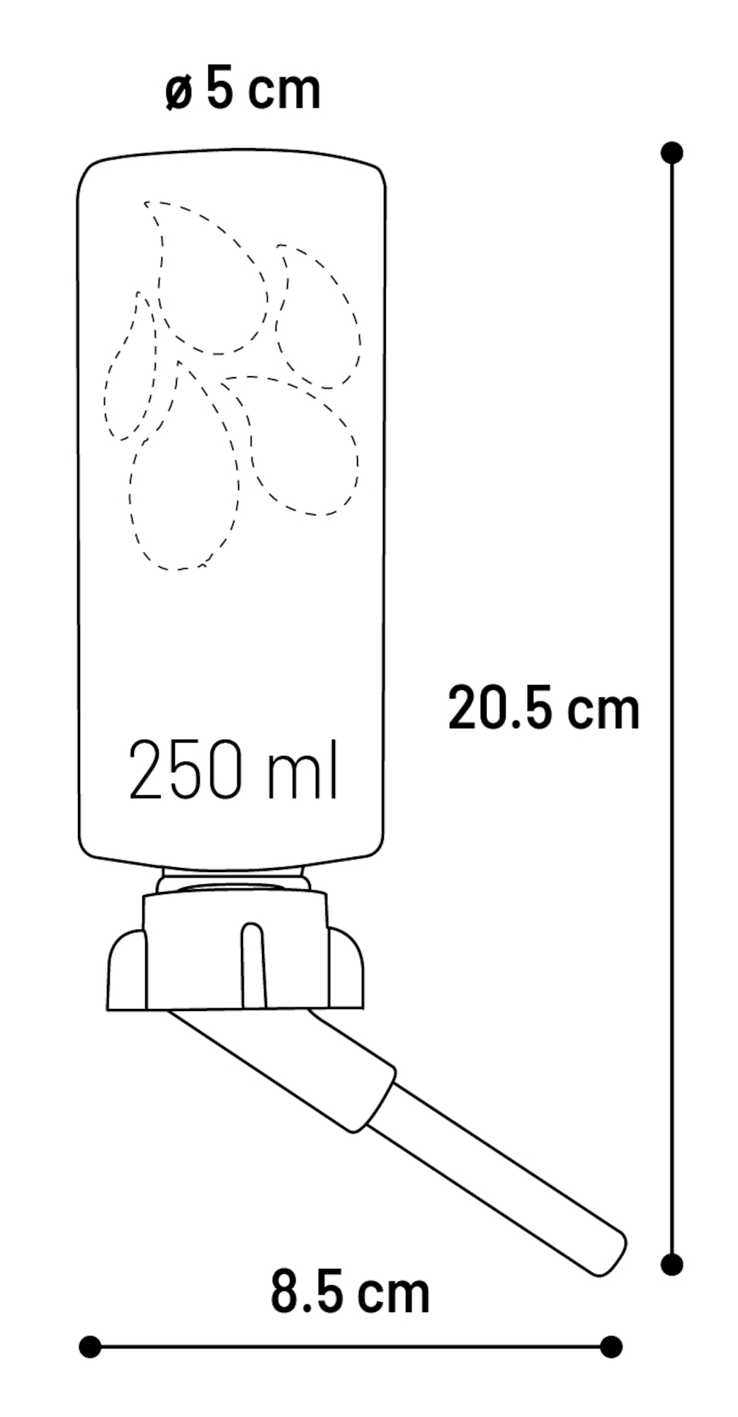 Flamingo Drinking bottle Sippy Blue