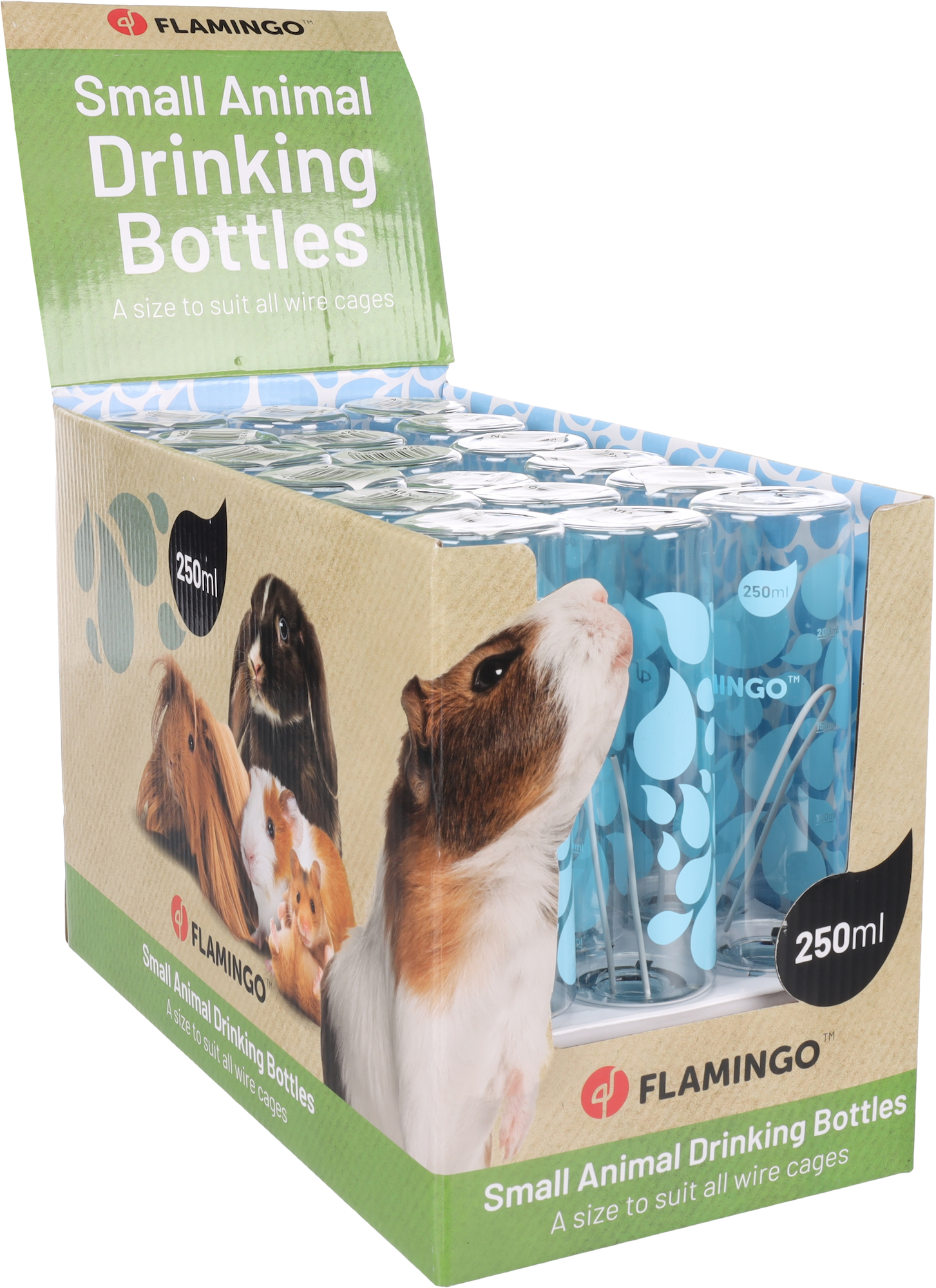 Flamingo Drinking bottle Sippy Blue