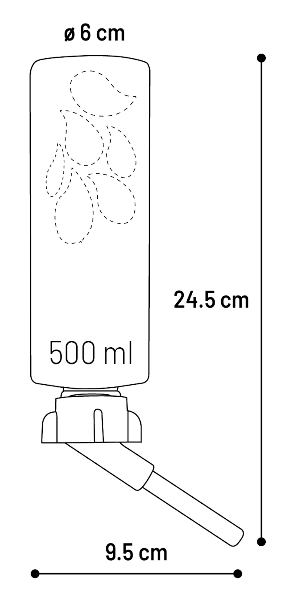 Flamingo Drinking bottle Sippy Blue