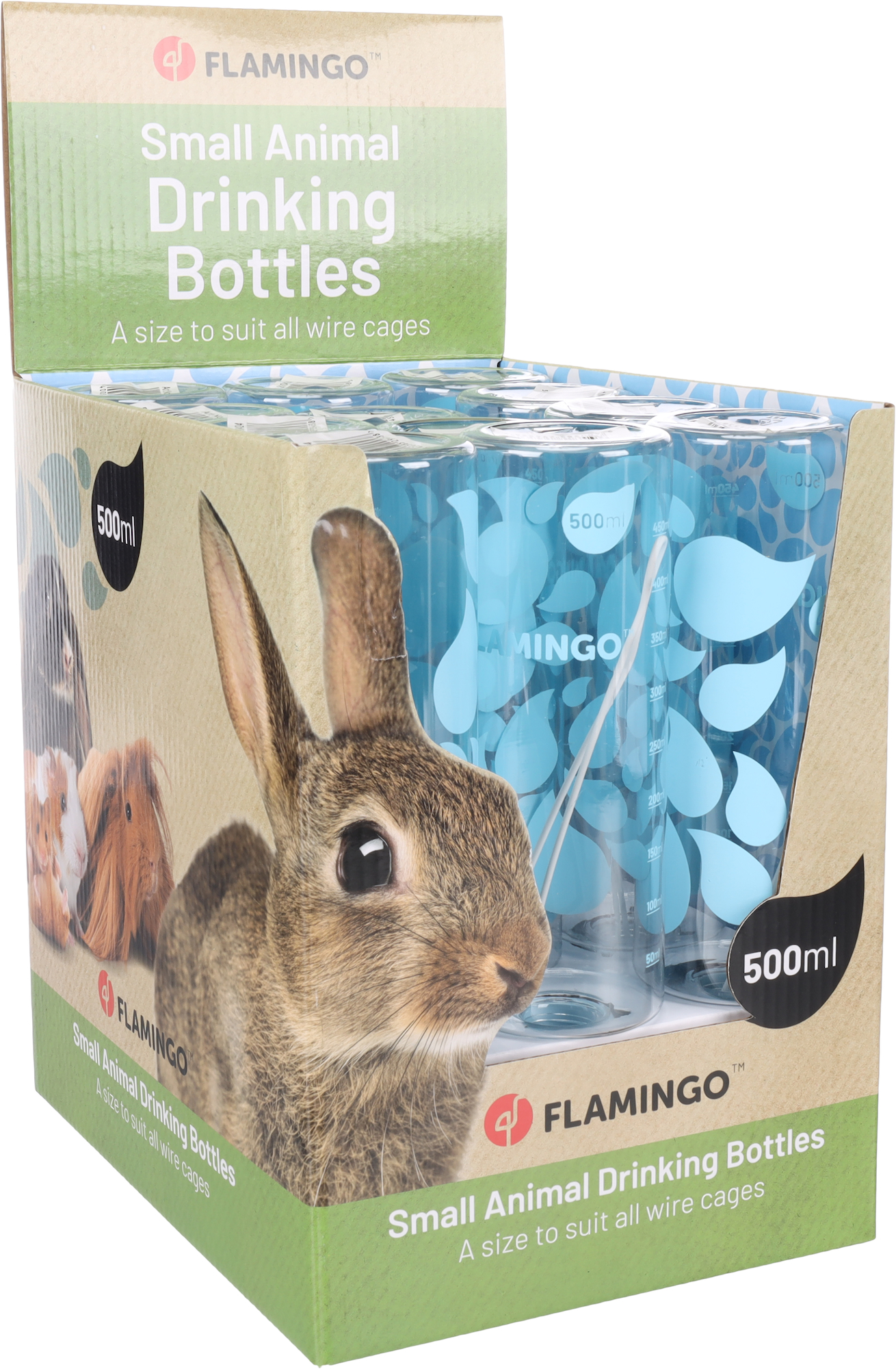 Flamingo Drinking bottle Sippy Blue