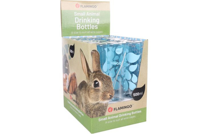 Flamingo Drinkfles Sippy Blauw