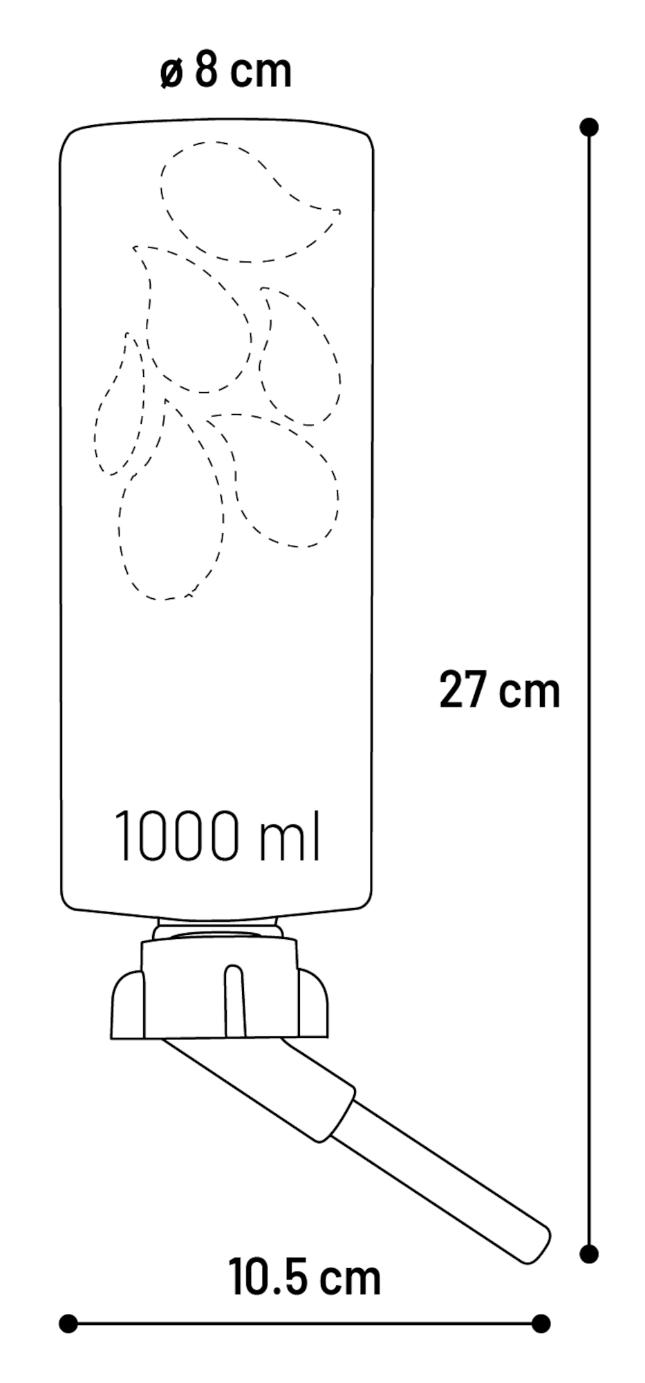 Flamingo Drinking bottle Sippy Blue